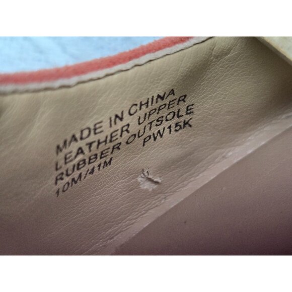 Michael Kors Coral Suede Pointed Toe Flats Size 10M - Picture 7 of 9